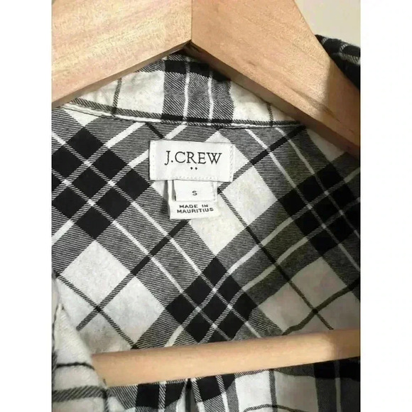 J. Crew Factory Plaid Shirt Glen Multi Size Small - Picture 11 of 11